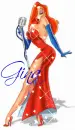 Roger the Rabbit Jessica Rabbit (with sparkles)- Gina