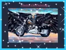 bird on a harley davidson