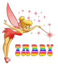 Tinkerbell GlitterSparkled Rainbow - Tabby