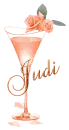 Rose Cocktail Glass Orange - Judi