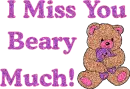 I Miss You Beary Much