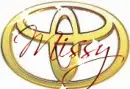 Toyota Gold Logo (with sparkles)- Missy