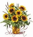 Sunflowers in Vase (with sparkles)- Siabhra