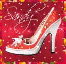 High Heel Sneaker Shoe (with sparkles)- Sandy