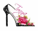 High Heel Shoe (with sparkles)- Tonya