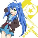 konata cosplaying as kyonko
