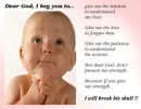 dear god