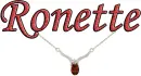 garnet birthstone necklace ronette