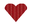 Red Glitter Heart