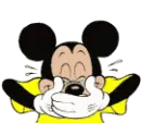 Mickey Mouse Laughing (animated)