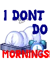 Garfield (animated)- I don't do Mornings!