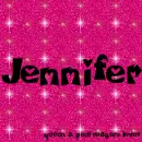 Pink Glitter - Jennifer