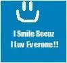 I Smile Becuz