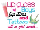 girly comment