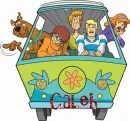 Scooby Doo & the Gang in the Mystery Machine- Caleb