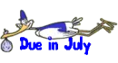 Stork Flying (animated)- Due in July (blue writing)