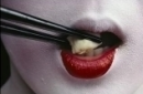 Geisha Lips Eating Tofu