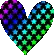 checkered heart