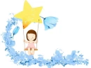 liTTLe baby girl nite playing d star