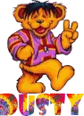 groovy grateful dead bear (dusty)