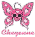 Cheyenne Butterfly Skull