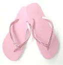 pink flip flops