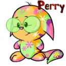 Neopet Kacheek Disco wearing glassed- Perry