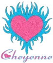Cheyenne Flaming Heart