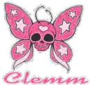 Clemm Butterfly Skull