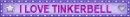 Blinkie- I LOVE TINKERBELL