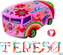 groovy hippie bus (teresa)