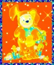 pooh dressed up like a rabbit