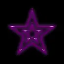 purple glow heart