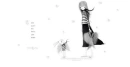 echi & bunny black n white