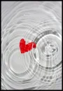 heart in water