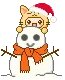 Kitty snowman 