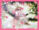 angel on a tree limb