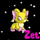 Neopet Baby Acara (yellow with sparkles)- Zet