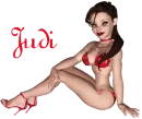 Woman in a Red Bikini