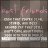 best friends