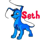 Neopet Gelert (glitter)- Seth