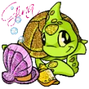 Neopet Baby Shoyru Maraquan (glitter)- Gina