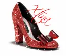 Red Glitter High Heel Shoe (with sparkles)- Xtina
