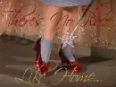 Dorothy (Wizard of Oz) Red Glitter Shoes- There's No Place Like Home