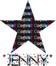 coexist hippie star (jenny)
