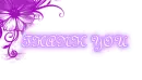 Thank You - Purple Flowers