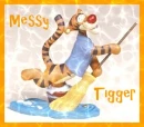 tigger with a mop