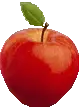 red apple