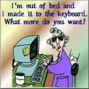 I'm out of bed