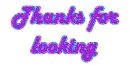 Thanks for looking